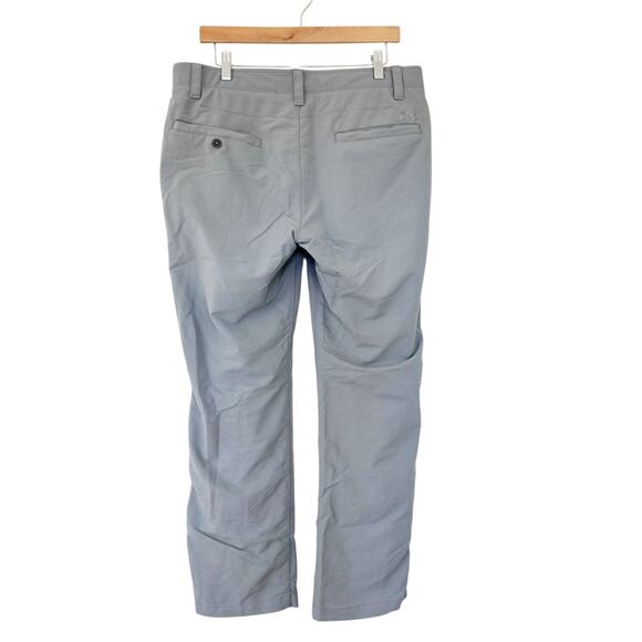 Under Armour Gray Flat Front Chino Golf Pants Sz 36x30 - Picture 6 of 6